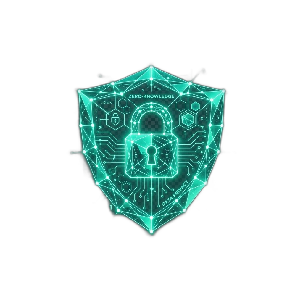 Zero-knowledge data privacy shield with a padlock